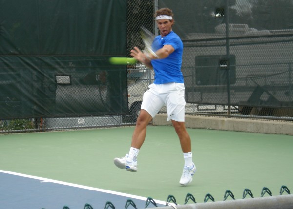 Rafa Sigh Sunday 4465 Rafa Nadal big swing grunt sigh photos images videos